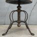 画像7: VINTAGE ANTIQUE TONK PIANO CHAIR STOOL  ヴィンテージ アンティーク ピアノチェア スツール 椅子 / 回転いす ウッド アイアン 木製 鉄 家具 店舗什器 アメリカ (2)