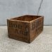 画像1: VINTAGE ANTIQUE WOOD CRATE WOODEN BOX BON AMI ヴィンテージ アンティーク ウッドボックス 木箱 / コレクタブル 収納 ケース ガレージ ガーデニング 店舗什器 アメリカ USA   (1)