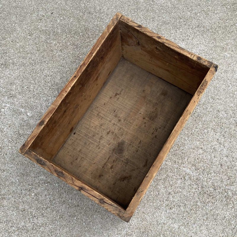 画像6: VINTAGE ANTIQUE WOOD CRATE WOODEN BOX BON AMI ヴィンテージ アンティーク ウッドボックス 木箱 / コレクタブル 収納 ケース ガレージ ガーデニング 店舗什器 アメリカ USA  