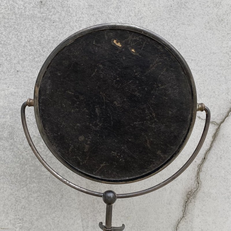 画像6: VINTAGE ANTIQUE MIRROR ヴィンテージ アンティーク スタンドミラー 鏡 / 卓上ミラー シェービングミラー インテリア ディスプレイ ウッド 木製 雑貨 店舗什器 化粧 アメリカ (3)