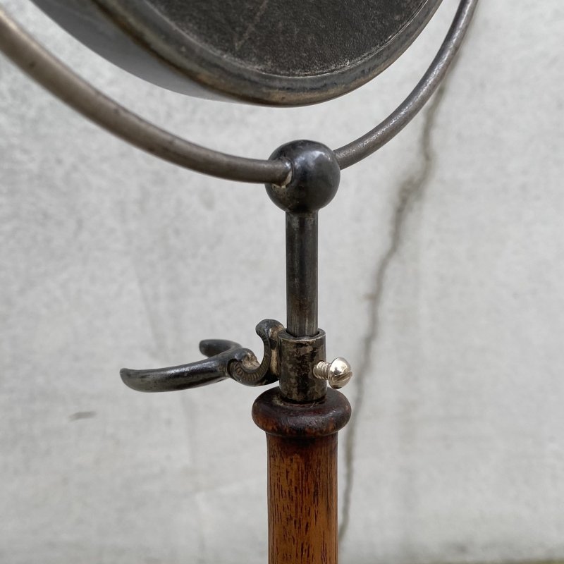 画像7: VINTAGE ANTIQUE MIRROR ヴィンテージ アンティーク スタンドミラー 鏡 / 卓上ミラー シェービングミラー インテリア ディスプレイ ウッド 木製 雑貨 店舗什器 化粧 アメリカ (3)