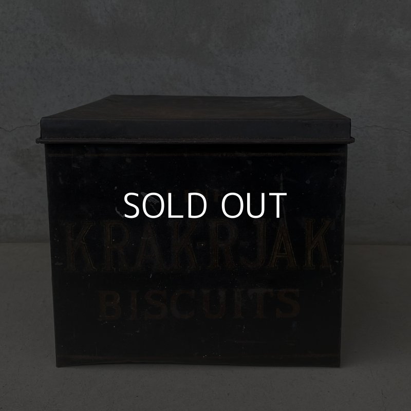画像4: VINTAGE ANTIQUE KRAK-R-JAK  THE UNION BISCUIT CO. TIN CAN ヴィンテージ アンティーク  クラッカージャック ティン 缶 箱 ボックス / アドバタイジング  ビスケット ブリキ 小物入れ 収納 雑貨 企業物 アメリカ  