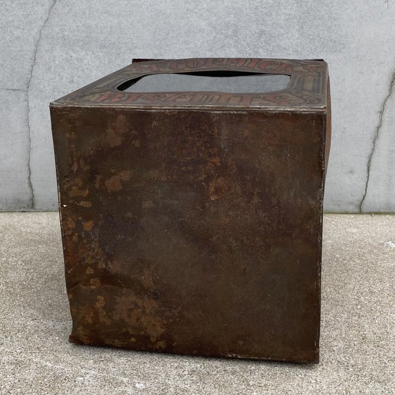 画像7: VINTAGE ANTIQUE MCCORMICK'S BISCUITTIN CAN ヴィンテージ アンティーク マコーミック ティン 缶 / ボックス アドバタイジング ディスプレイ ブリキ 小物入れ 収納 箱 企業物 店舗什器 アメリカ