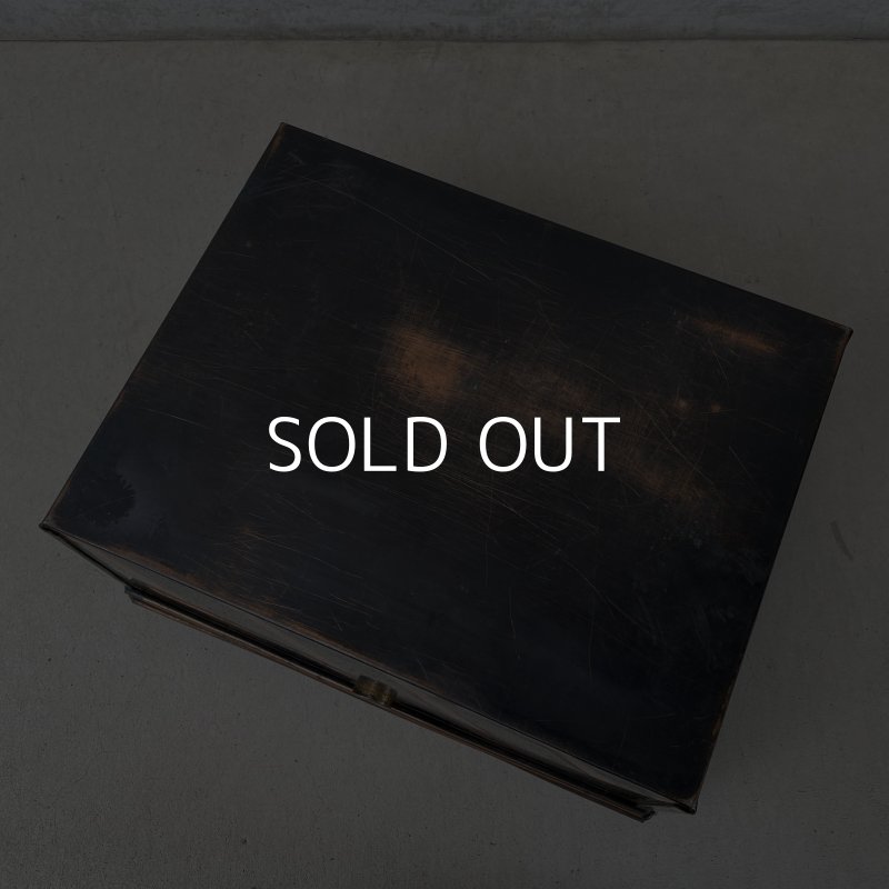 画像7: VINTAGE ANTIQUE JAPANNED BOX ヴィンテージ アンティーク ジャパンド ジャパンカラー ボックス / コレクタブル キャッシュボックス 金庫 ケース 箱 アメリカ