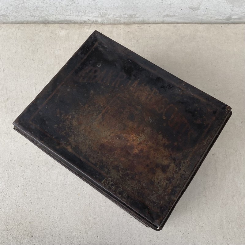 画像6: VINTAGE ANTIQUE KRAK-R-JAK  THE UNION BISCUIT CO. TIN CAN ヴィンテージ アンティーク  クラッカージャック ティン 缶 箱 ボックス / アドバタイジング  ビスケット ブリキ 小物入れ 収納 雑貨 企業物 アメリカ  