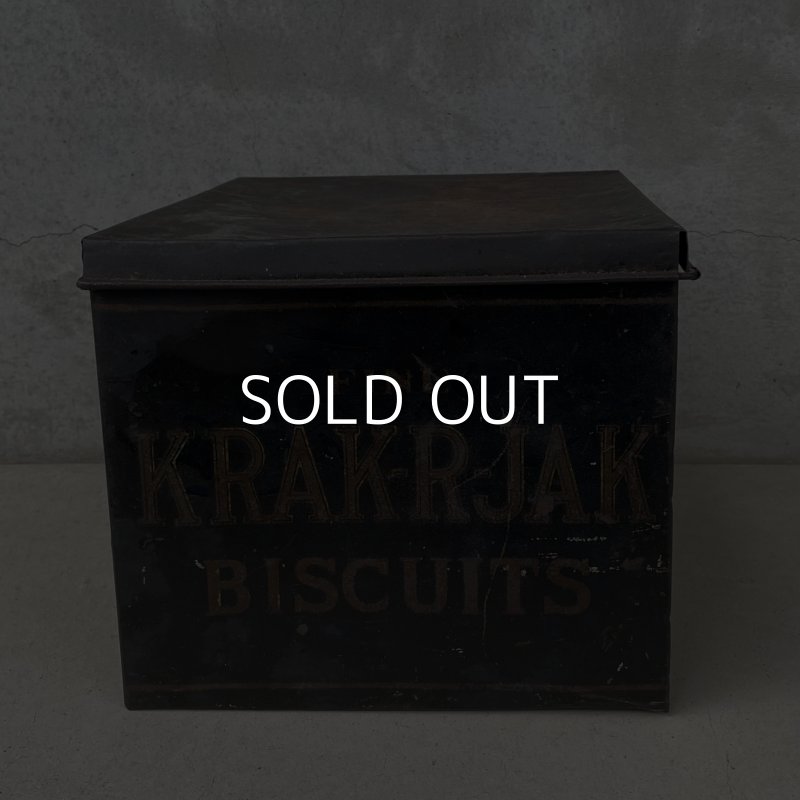 画像5: VINTAGE ANTIQUE KRAK-R-JAK  THE UNION BISCUIT CO. TIN CAN ヴィンテージ アンティーク  クラッカージャック ティン 缶 箱 ボックス / アドバタイジング  ビスケット ブリキ 小物入れ 収納 雑貨 企業物 アメリカ  