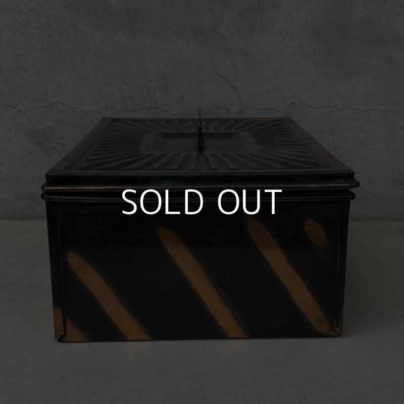 画像5: VINTAGE ANTIQUE JAPANNED BOX ヴィンテージ アンティーク ジャパンド ジャパンカラー ボックス / コレクタブル キャッシュボックス 金庫 ケース 箱 アメリカ