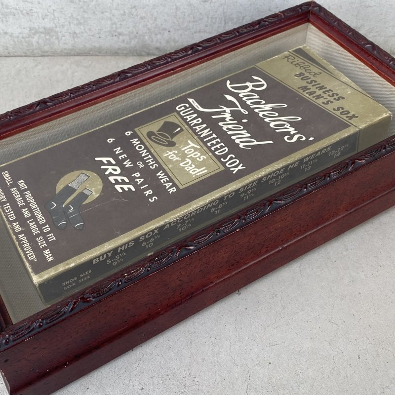 画像10: VINTAGE ANTIQUE BACHELOR'S FRIEND GUARANTEED SOX BOX ヴィンテージ アンティーク パッケージ 箱 / アドバタイジング コレクタブル ソックス ウォールインテリア ディスプレイ 企業物 アメリカ
