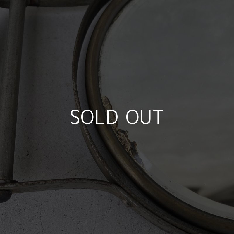 画像7: VINTAGE ANTIQUE WALL MIRROR ヴィンテージ アンティーク ウォールミラー 壁掛けミラー 鏡 / ラウンドミラー ウォールインテリア 店舗什器 アメリカ