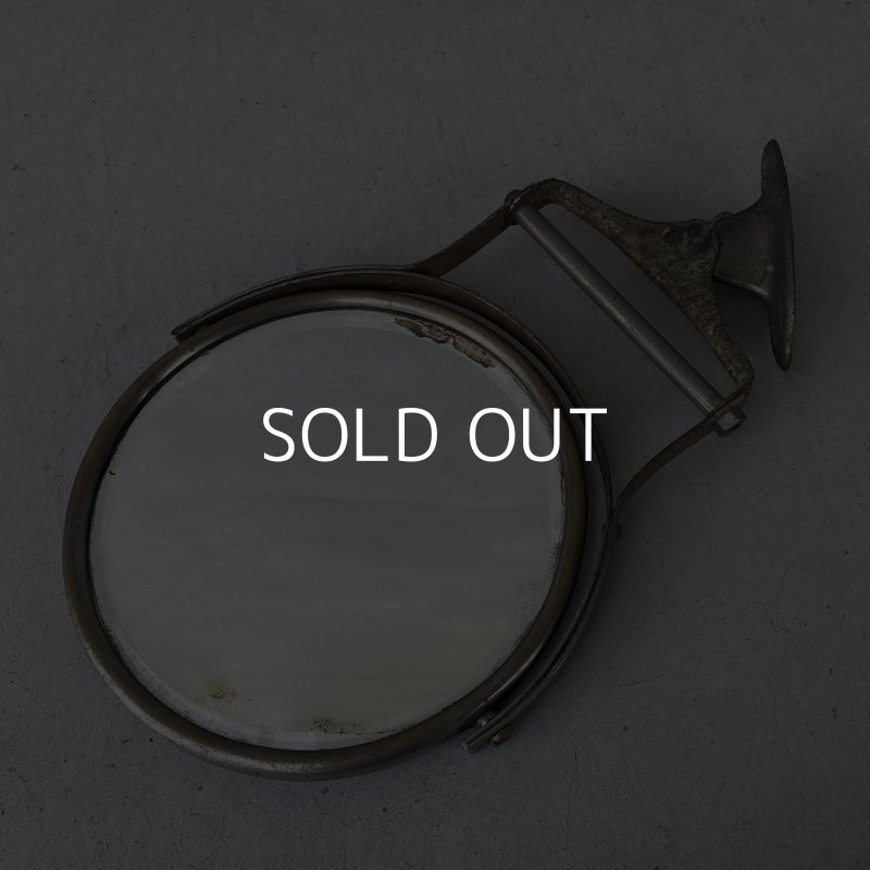 画像5: VINTAGE ANTIQUE WALL MIRROR ヴィンテージ アンティーク ウォールミラー 壁掛けミラー 鏡 / ラウンドミラー ウォールインテリア 店舗什器 アメリカ