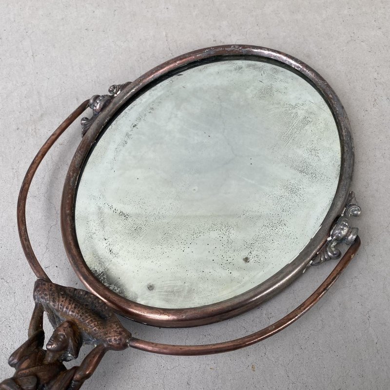画像8: VINTAGE ANTIQUE STAND MIRROR GOLDEN MFG CO. ヴィンテージ アンティーク スタンドミラー 鏡 / 卓上ミラー インテリア ディスプレイ 雑貨 店舗什器 化粧  アメリカ