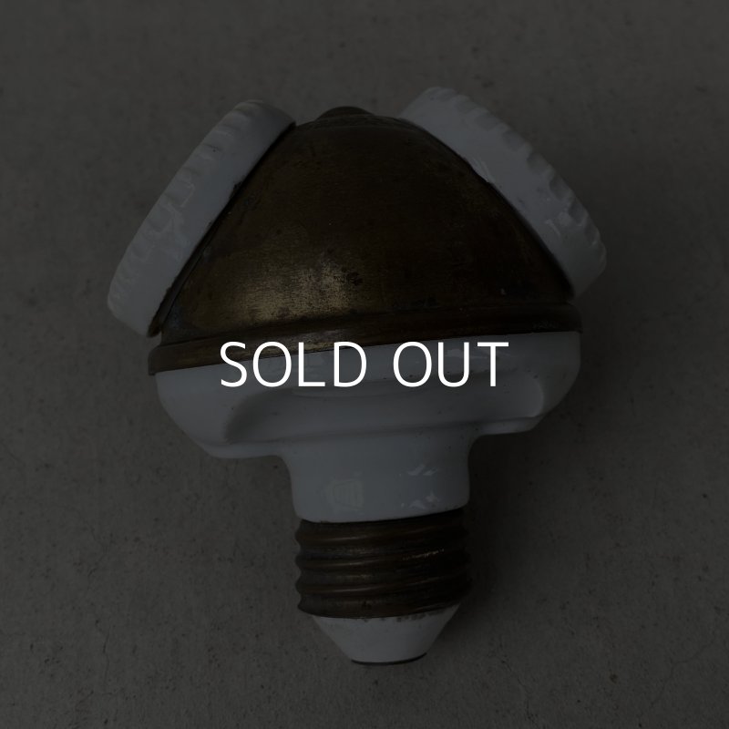 画像4: VINTAGE ANTIQUE BENJAMIN SOCKET ヴィンテージ アンティーク ベンジャミンソケット / ランプ ライト 2灯 コレクタブル 照明 店舗什器 アメリカ USA (5)