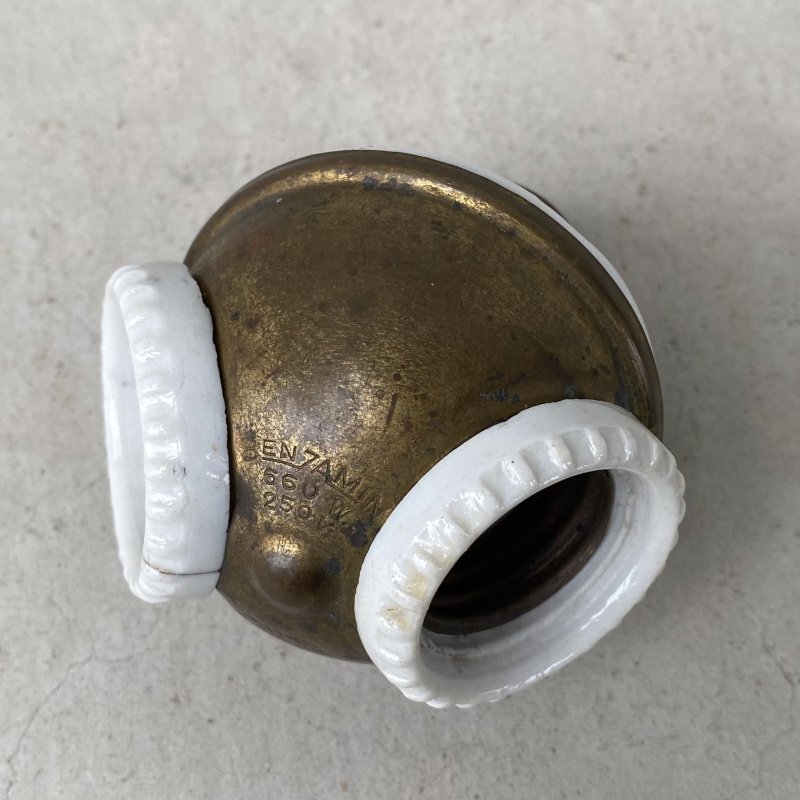 画像1: VINTAGE ANTIQUE BENJAMIN SOCKET ヴィンテージ アンティーク ベンジャミンソケット / ランプ ライト 2灯 コレクタブル 照明 店舗什器 アメリカ USA (5)