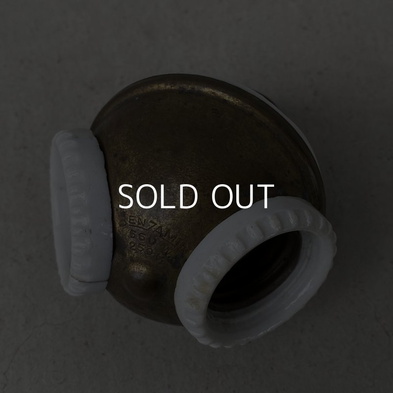 画像1: VINTAGE ANTIQUE BENJAMIN SOCKET ヴィンテージ アンティーク ベンジャミンソケット / ランプ ライト 2灯 コレクタブル 照明 店舗什器 アメリカ USA (5)