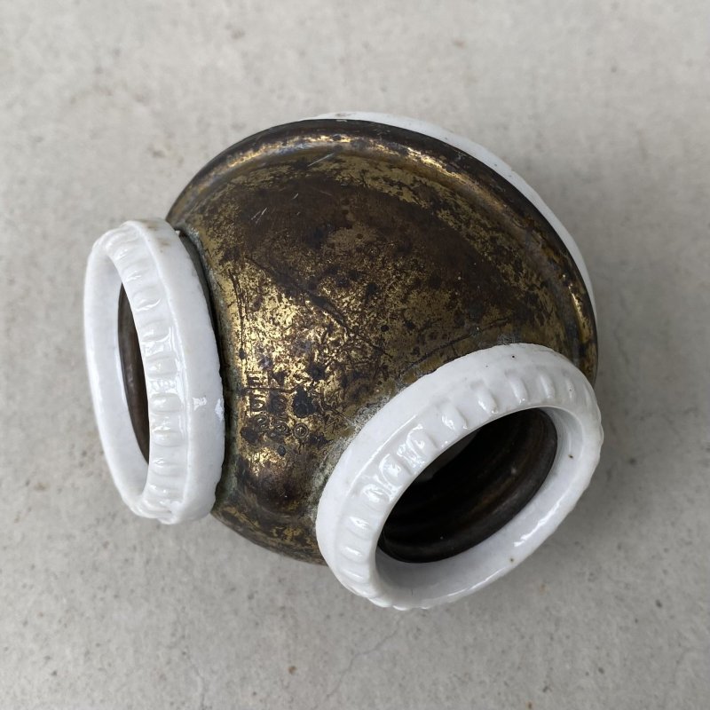 画像1: VINTAGE ANTIQUE BENJAMIN SOCKET ヴィンテージ アンティーク ベンジャミンソケット / ランプ ライト 2灯 コレクタブル 照明 店舗什器 アメリカ USA (1)