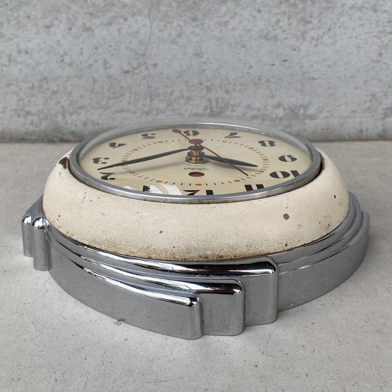 画像4: VINTAGE ANTIQUE WALL CLOCK  TELECHRON KITCHEN CLOCK ヴィンテージ アンティーク テレクロン ウォールクロック 壁掛け時計 キッチンクロック / インテリア ミッドセンチュリー アイボリー 店舗什器 アメリカ USA