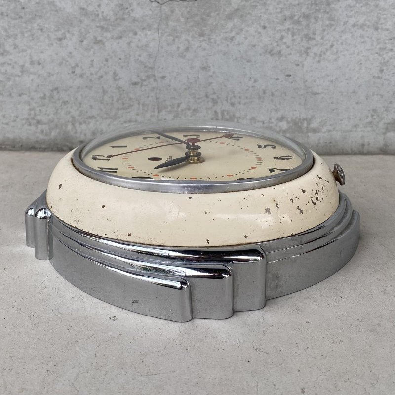 画像5: VINTAGE ANTIQUE WALL CLOCK  TELECHRON KITCHEN CLOCK ヴィンテージ アンティーク テレクロン ウォールクロック 壁掛け時計 キッチンクロック / インテリア ミッドセンチュリー アイボリー 店舗什器 アメリカ USA