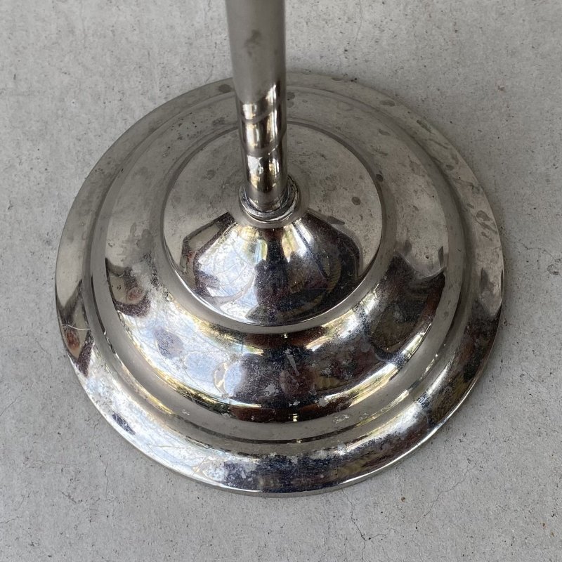 画像5: VINTAGE ANTIQUE MIRROR ヴィンテージ アンティーク スタンドミラー 鏡 / 卓上ミラー シェービングミラー ラウンド インテリア 化粧 店舗什器 アメリカ USA (4)