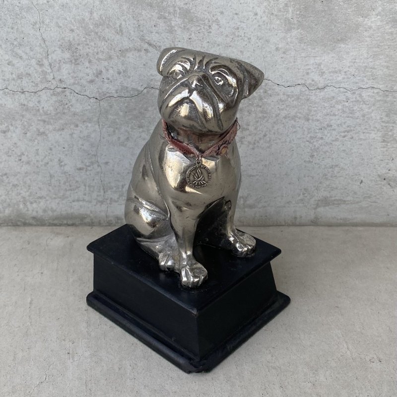 画像1: VINTAGE ANTIQUE BULLDOG FIGURE ヴィンテージ アンティーク ブルドッグ オブジェ 置物 / コレクタブル ディスプレイ インテリア 犬 動物 アメリカ