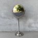 画像1: VINTAGE ANTIQUE MIRROR ヴィンテージ アンティーク スタンドミラー 鏡 / 卓上ミラー シェービングミラー ラウンド インテリア 化粧 店舗什器 アメリカ USA (4) (1)