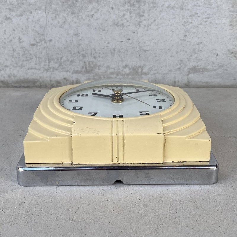 画像3: VINTAGE ANTIQUE HAMMOND WALL CLOCK KITCHEN CLOCK ヴィンテージ アンティーク ウォールクロック ハモンド 壁掛け時計 / キッチンクロック アイボリー 店舗什器 アメリカ