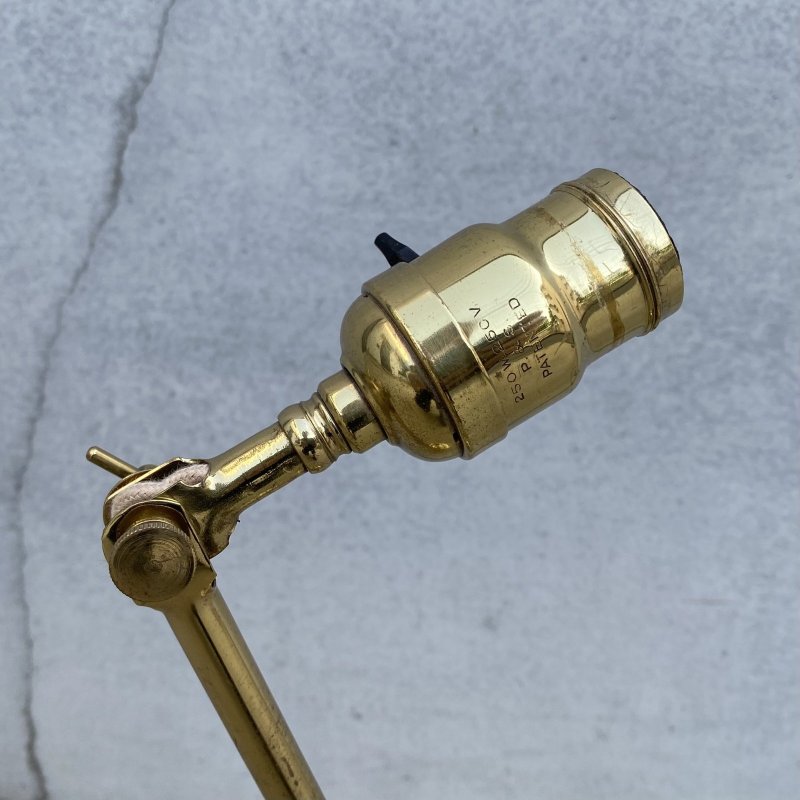 画像6: VINTAGE ANTIQUE FARIES DESKLAMP STANDLIGHT ヴィンテージ アンティーク フェアリーズ デスクライト スタンドライト 卓上照明 / コレクタブル テーブルランプ ブラス 真鍮 店舗什器 アメリカ (1)　　 
