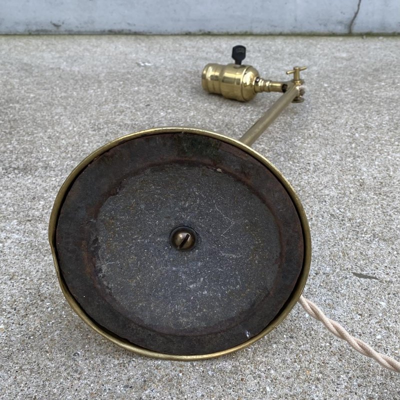 画像7: VINTAGE ANTIQUE FARIES DESKLAMP STANDLIGHT ヴィンテージ アンティーク フェアリーズ デスクライト スタンドライト 卓上照明 / コレクタブル テーブルランプ ブラス 真鍮 店舗什器 アメリカ (1)　　 