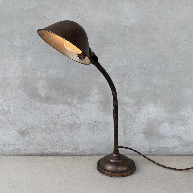 画像11: VINTAGE ANTIQUE FARIES DESK LAMP  STAND LIGHT ヴィンテージ アンティーク フェアリーズ デスクランプ デスクライト スタンドライト 卓上ライト 照明 / コレクタブル グースネック テーブルランプ 店舗什器 アメリカ
