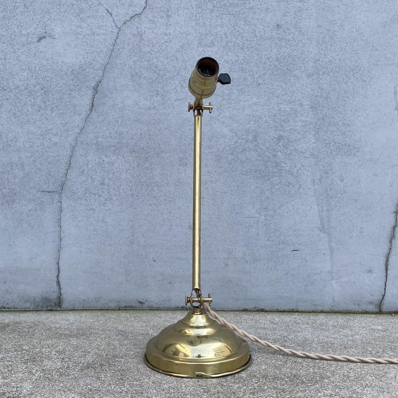 画像2: VINTAGE ANTIQUE FARIES DESKLAMP STANDLIGHT ヴィンテージ アンティーク フェアリーズ デスクライト スタンドライト 卓上照明 / コレクタブル テーブルランプ ブラス 真鍮 店舗什器 アメリカ (1)　　 