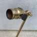 画像8: VINTAGE ANTIQUE FARIES DESKLAMP STANDLIGHT ヴィンテージ アンティーク フェアリーズ デスクライト スタンドライト 卓上照明 / コレクタブル テーブルランプ ブラス 真鍮 店舗什器 アメリカ (1)　　 