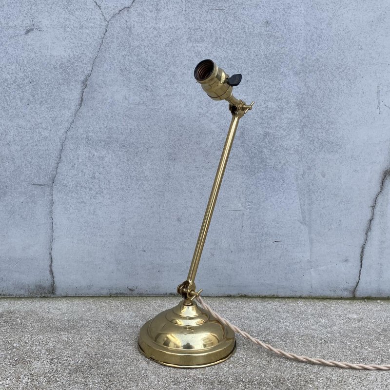 画像1: VINTAGE ANTIQUE FARIES DESKLAMP STANDLIGHT ヴィンテージ アンティーク フェアリーズ デスクライト スタンドライト 卓上照明 / コレクタブル テーブルランプ ブラス 真鍮 店舗什器 アメリカ (1)　　 