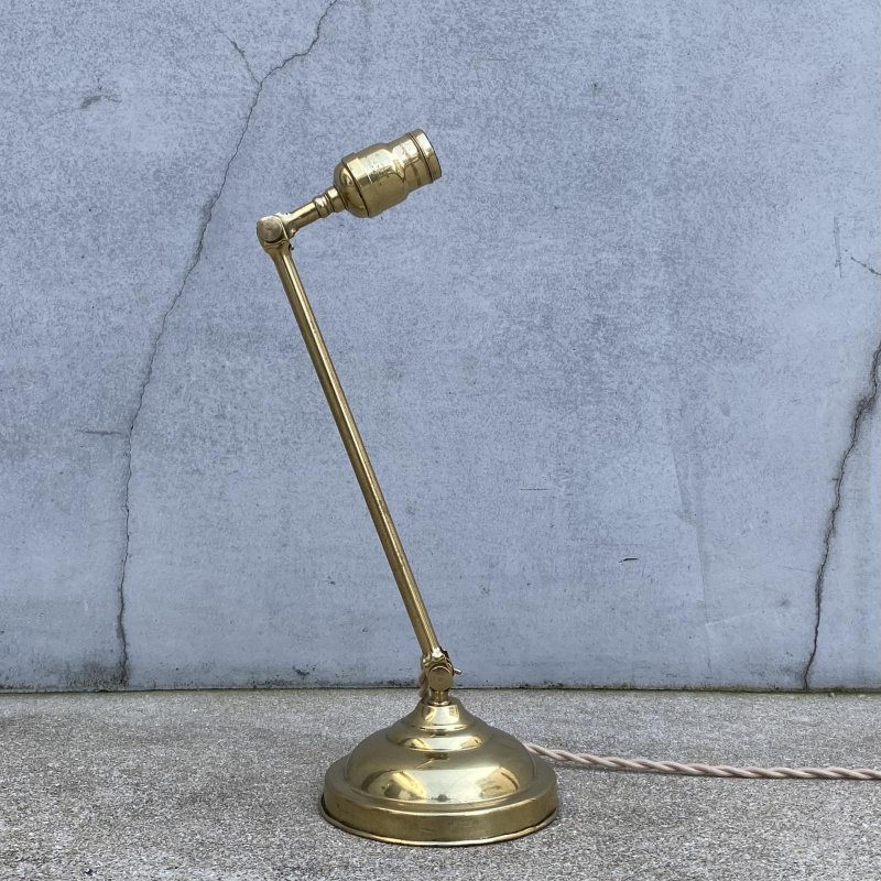 画像4: VINTAGE ANTIQUE FARIES DESKLAMP STANDLIGHT ヴィンテージ アンティーク フェアリーズ デスクライト スタンドライト 卓上照明 / コレクタブル テーブルランプ ブラス 真鍮 店舗什器 アメリカ (1)　　 