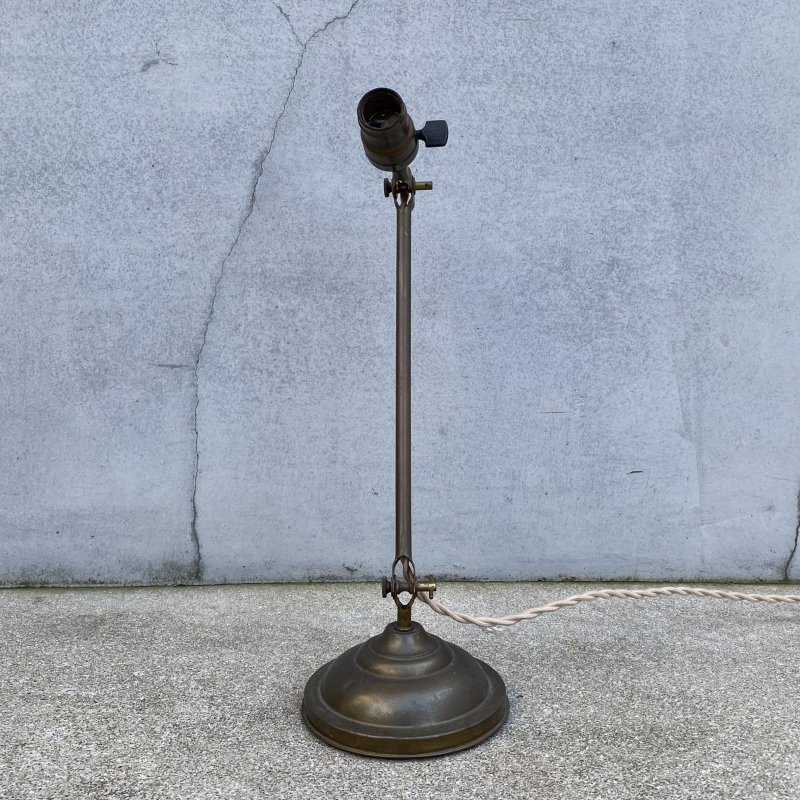 画像2: VINTAGE ANTIQUE FARIES DESKLAMP STANDLIGHT ヴィンテージ アンティーク フェアリーズ デスクランプ スタンドライト 卓上照明 / コレクタブル テーブルランプ ブラス 真鍮 店舗什器 アメリカ (2)