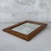 画像4: VINTAGE ANTIQUE WALL MIRROR ヴィンテージ アンティーク 鏡 ミラー 壁掛けミラー ウォールミラー / インテリア ウッド 木製 店舗什器 アメリカ (4)