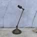 画像1: VINTAGE ANTIQUE FARIES DESKLAMP STANDLIGHT ヴィンテージ アンティーク フェアリーズ デスクランプ スタンドライト 卓上照明 / コレクタブル テーブルランプ ブラス 真鍮 店舗什器 アメリカ (2) (1)