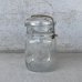 画像1: VINTAGE ANTIQUE BALL IDEAL JAR ヴィンテージ アンティーク ボール ジャー ガラス瓶 アメリカ / ワイヤー付き クリアー ディスプレイ ボトル 小物入れ 収納 店舗什器 (2) (1)