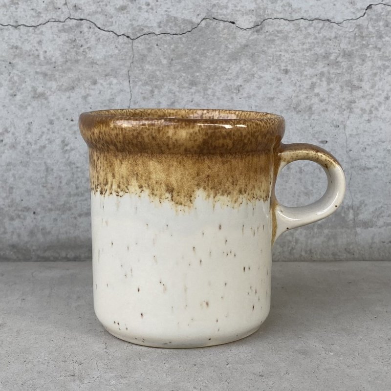 画像1: VINTAGE ANTIQUE MCCOY POTTERY MUGCUP ヴィンテージ アンティーク マグカップ マッコイ 食器 陶器 / コーヒーカップ  カフェ 喫茶店 店舗什器 アメリカ (8)