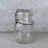 VINTAGE ANTIQUE BALL IDEAL JAR ヴィンテージ アンティーク ボール ジャー ガラス瓶 アメリカ / ワイヤー付き クリアー ディスプレイ ボトル 小物入れ 収納 店舗什器 (3)