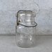 画像1: VINTAGE ANTIQUE BALL IDEAL JAR ヴィンテージ アンティーク ボール ジャー ガラス瓶 アメリカ / ワイヤー付き クリアー ディスプレイ ボトル 小物入れ 収納 店舗什器 (3) (1)