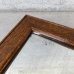画像7: VINTAGE ANTIQUE WALL MIRROR ヴィンテージ アンティーク 鏡 ミラー 壁掛けミラー ウォールミラー / インテリア ウッド 木製 店舗什器 アメリカ (4)