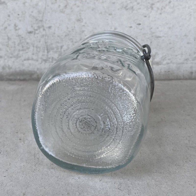画像6: VINTAGE ANTIQUE BALL IDEAL JAR ヴィンテージ アンティーク ボール ジャー ガラス瓶 アメリカ / ワイヤー付き クリアー ディスプレイ ボトル 小物入れ 収納 店舗什器 (1)