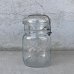 画像1: VINTAGE ANTIQUE BALL IDEAL JAR ヴィンテージ アンティーク ボール ジャー ガラス瓶 アメリカ / ワイヤー付き クリアー ディスプレイ ボトル 小物入れ 収納 店舗什器 (1) (1)