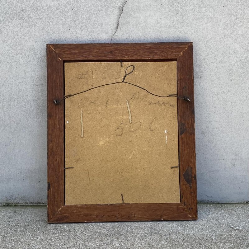 画像2: VINTAGE ANTIQUE WALL MIRROR ヴィンテージ アンティーク 鏡 ミラー 壁掛けミラー ウォールミラー / インテリア ウッド 木製 店舗什器 アメリカ (4)