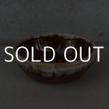 VINTAGE ANTIQUE BOWL ヴィンテージ アンティーク ボウル 食器 陶器 /  ブラウン 茶色 カフェ 喫茶店 店舗什器 アメリカ (7)