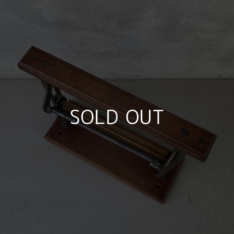 画像6: VINTAGE ANTIQUE PAPER CUTTER PAPER HOLDER ヴィンテージ アンティーク ペーパーカッター ペーパーホルダー ラッピングペーパーホルダー / ロールペーパー 店舗什器 アメリカ