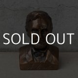 VINTAGE ANTIQUE ABRAHAM LINCOLN COIN BANK BANTHRICO ヴィンテージ アンティーク  エイブラハム リンカーン コインバンク 貯金箱  オブジェ / コレクタブル  ディスプレイ 大統領 胸像 置物 アメリカ