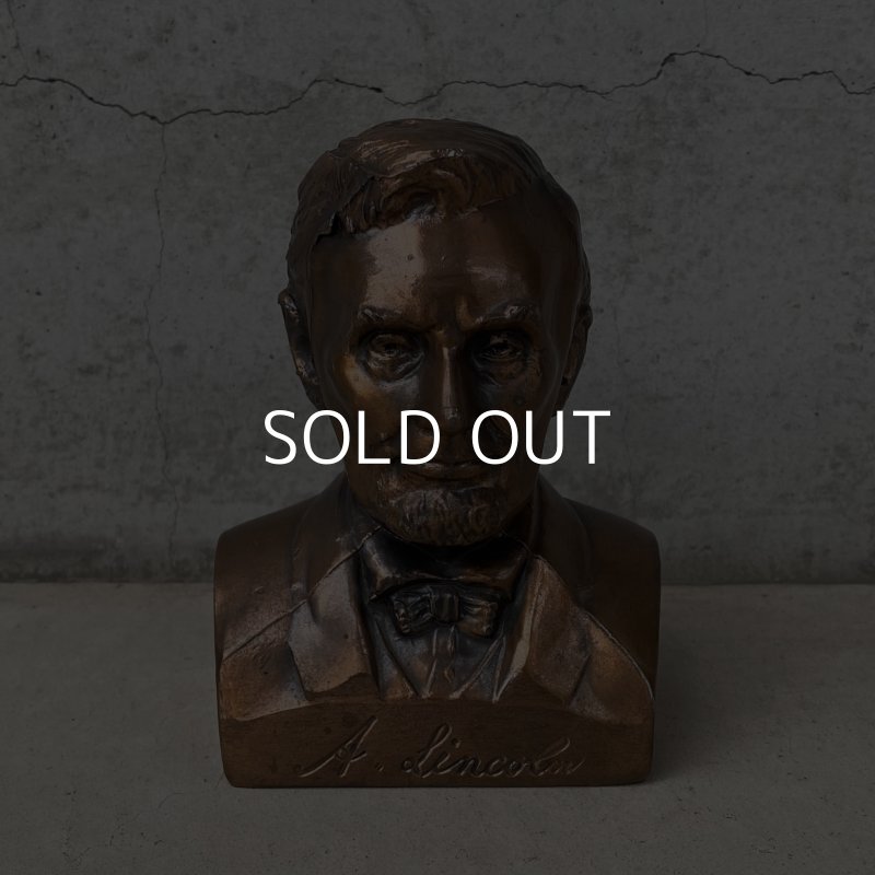 画像1: VINTAGE ANTIQUE ABRAHAM LINCOLN COIN BANK BANTHRICO ヴィンテージ アンティーク  エイブラハム リンカーン コインバンク 貯金箱  オブジェ / コレクタブル  ディスプレイ 大統領 胸像 置物 アメリカ
