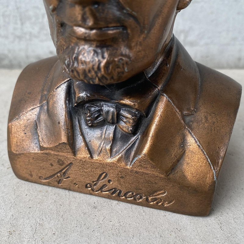 画像7: VINTAGE ANTIQUE ABRAHAM LINCOLN COIN BANK BANTHRICO ヴィンテージ アンティーク  エイブラハム リンカーン コインバンク 貯金箱  オブジェ / コレクタブル  ディスプレイ 大統領 胸像 置物 アメリカ