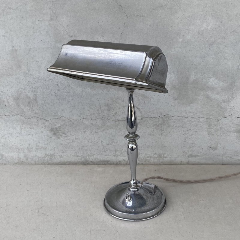 画像1: VINTAGE ANTIQUE DESKLAMP ヴィンテージ アンティーク デスクランプ スタンドライト 卓上ライト 照明 / テーブルランプ 店舗什器 アメリカ