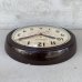 画像4: VINTAGE ANTIQUE WALL CLOCK TELECHRON ヴィンテージ アンティーク ウォールクロック テレクロン 壁掛け時計 / スクールクロック ベークライト ブラウン 茶色 店舗什器 アメリカ 